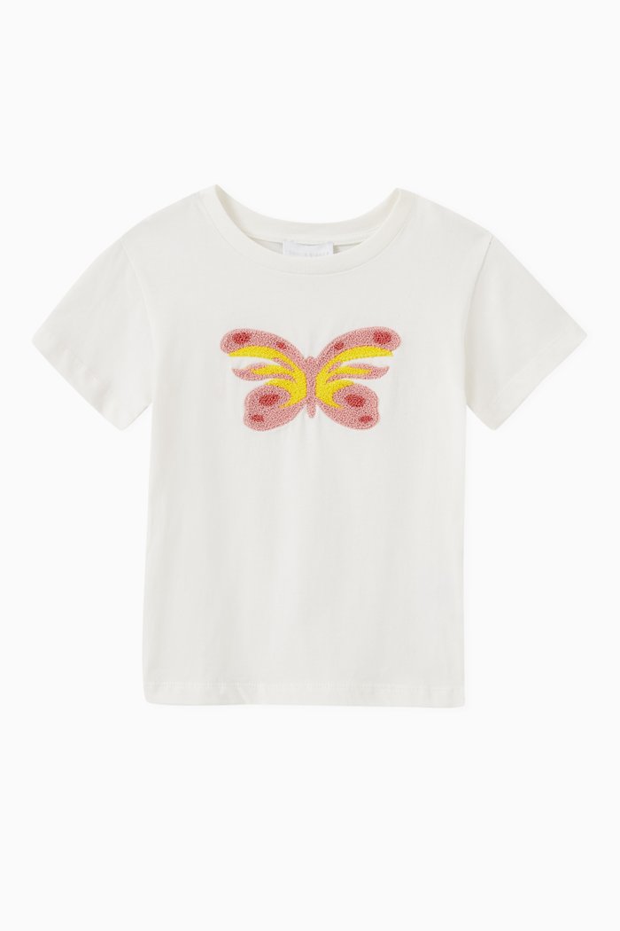 

Butterfly Applique T-shirt, Neutral