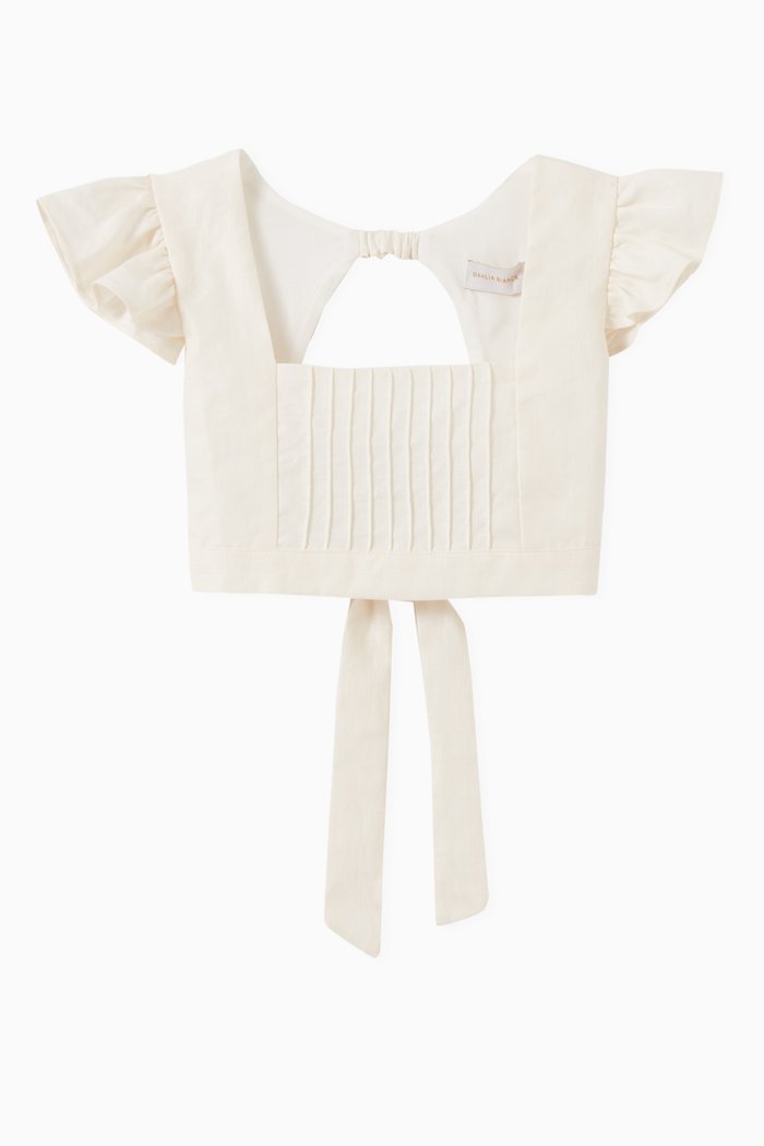 

Lily Top in Linen, Neutral