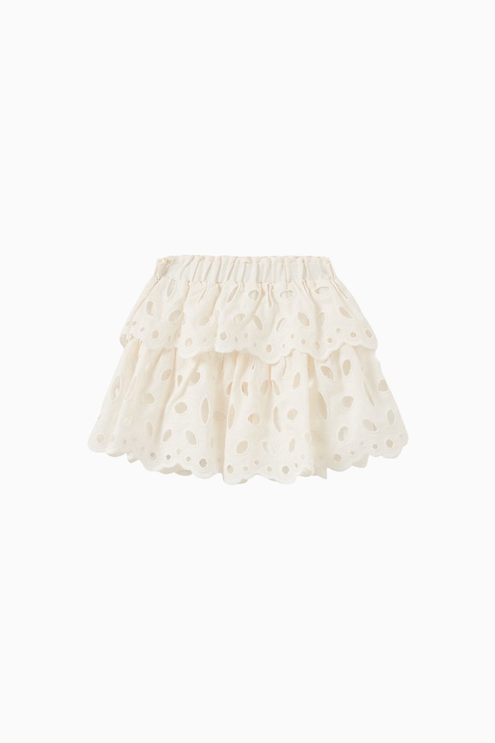 

Maisei Mini Skirt in Linen, Purple