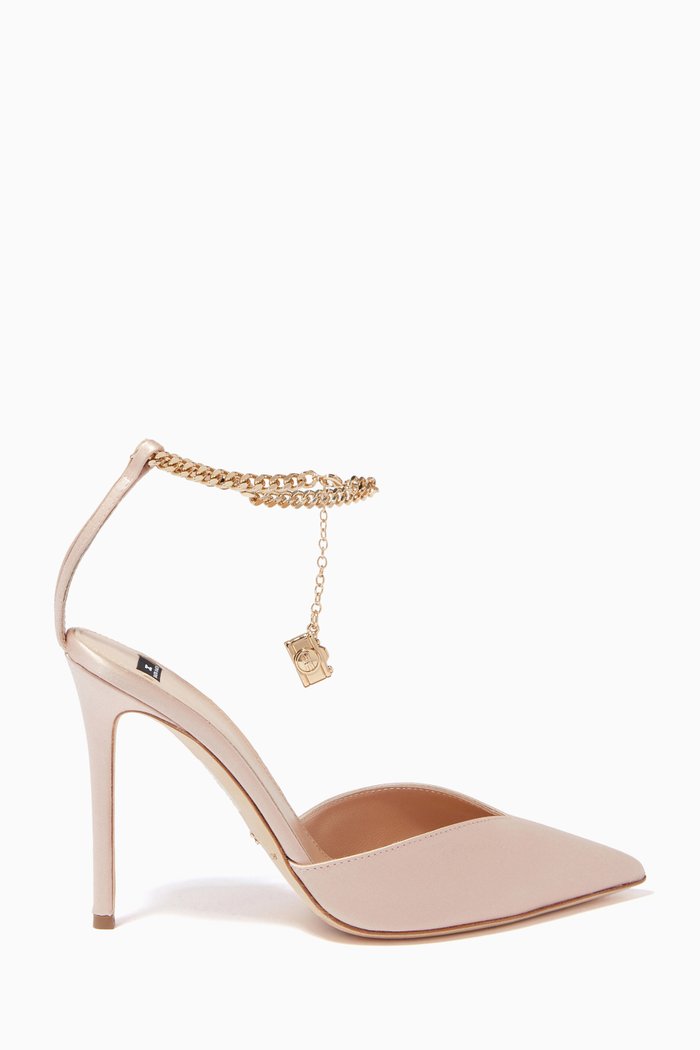 

Pointy Pumps 105 in Satin, Pink