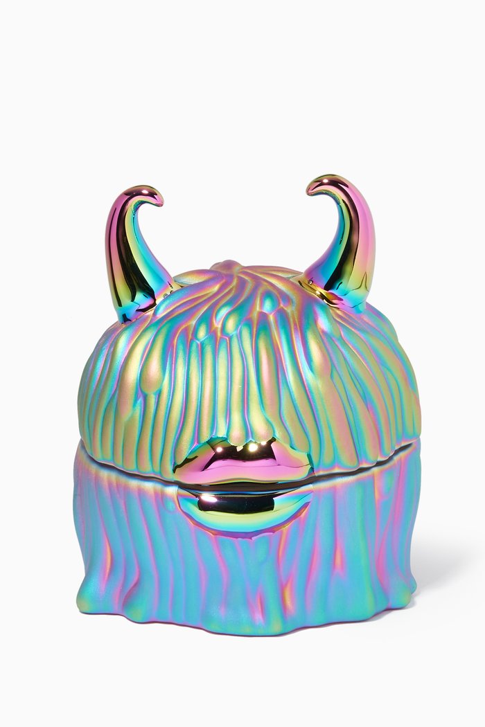 

Limited Edition Haas Disco Lynda Box & Plates Set in 24kt Gold-plated Porcelain, Multicolour