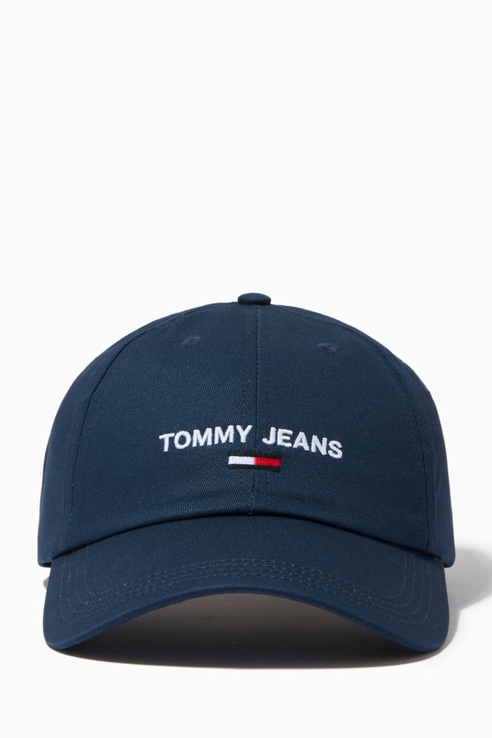 

Tommy Jeans Flag Cap in Organic Cotton, Blue