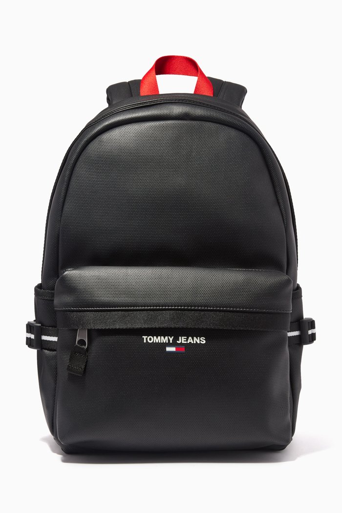 

Essential Logo Backpack in PU, Black