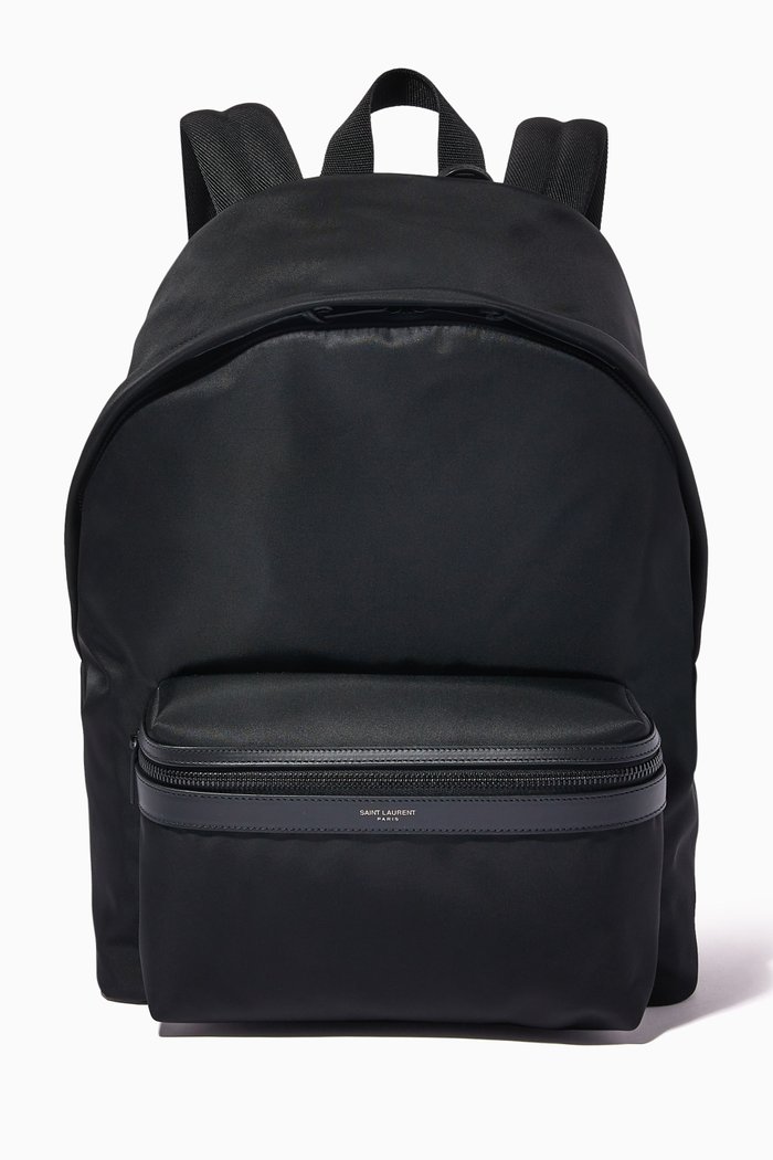 City Backpack in ECONYL® Nylon, Black