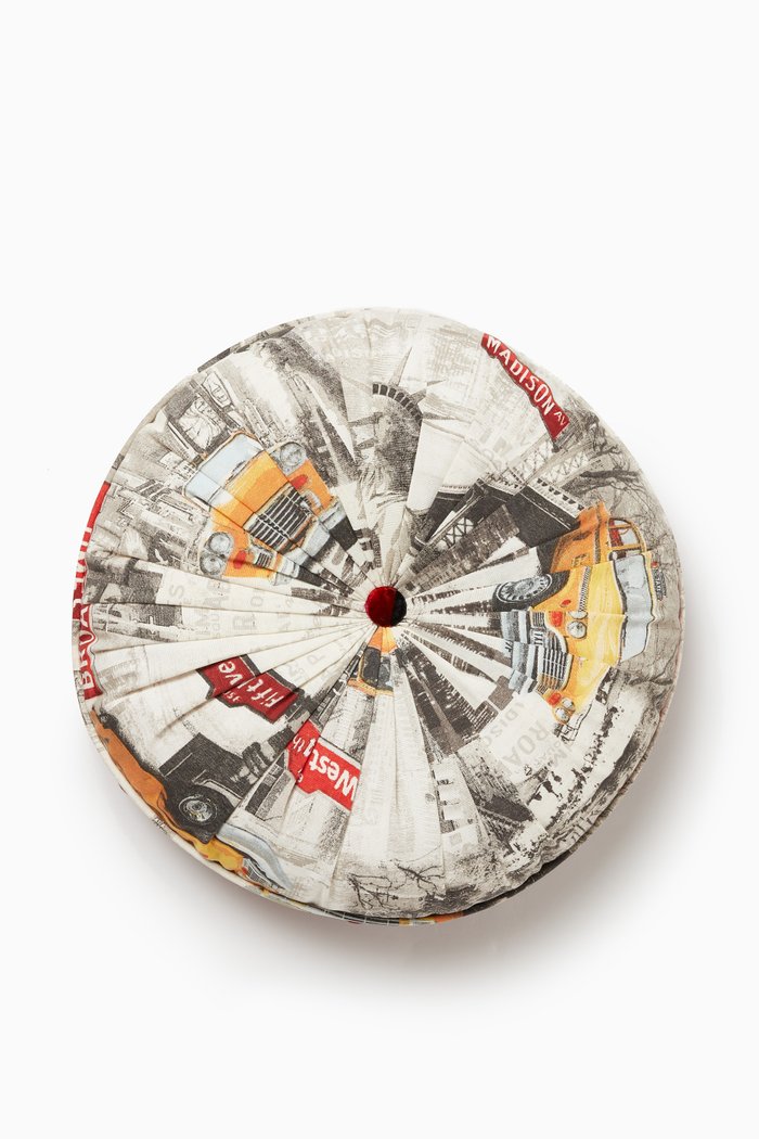 

Round Tufted Two-Sided Cushion, Multicolour
