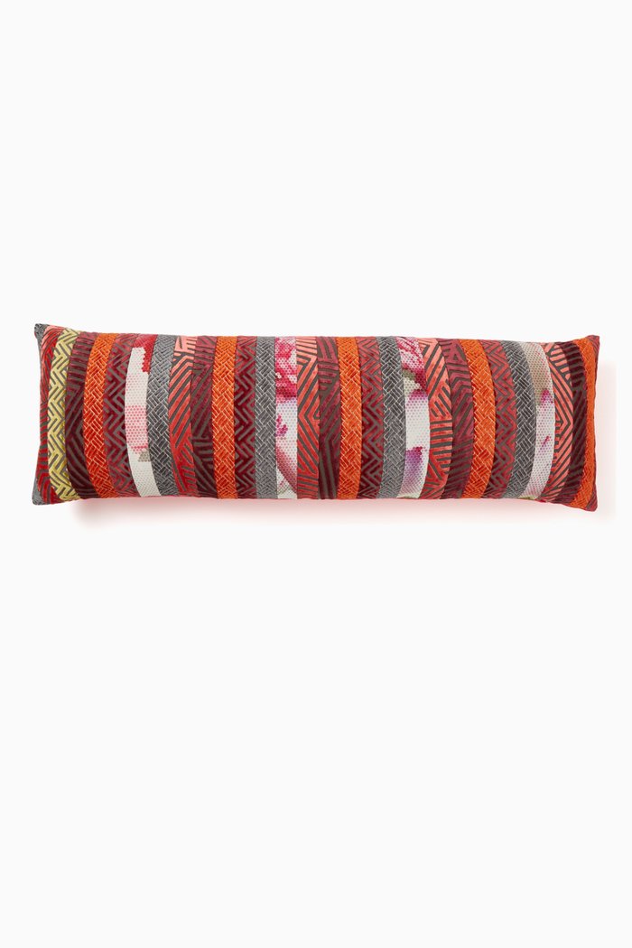 

Striped Two-Sided Long Cushion, Multicolour