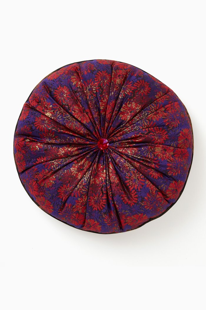 

Round Tufted Two-Sided Cushion, Multicolour