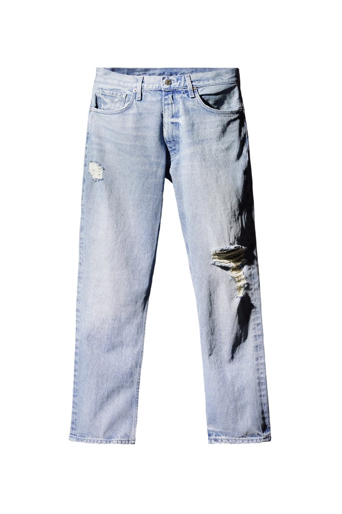 

5 Pocket Jeans in Cotton Denim, Blue