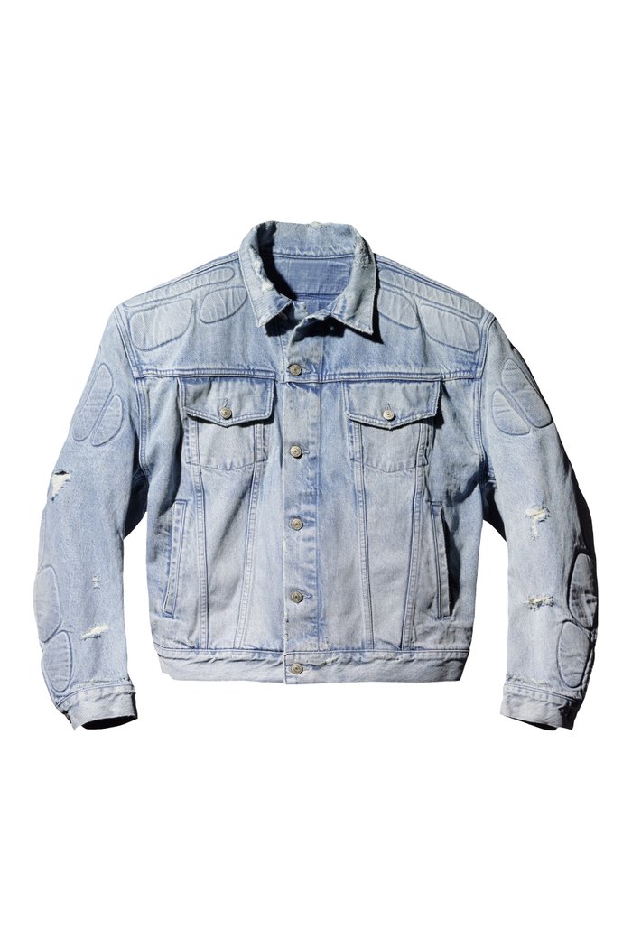 

Padded Jacket in Cone Denim, Blue