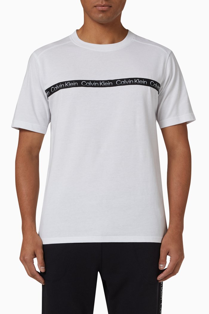 

Logo Gym T-shirt in Cotton, White