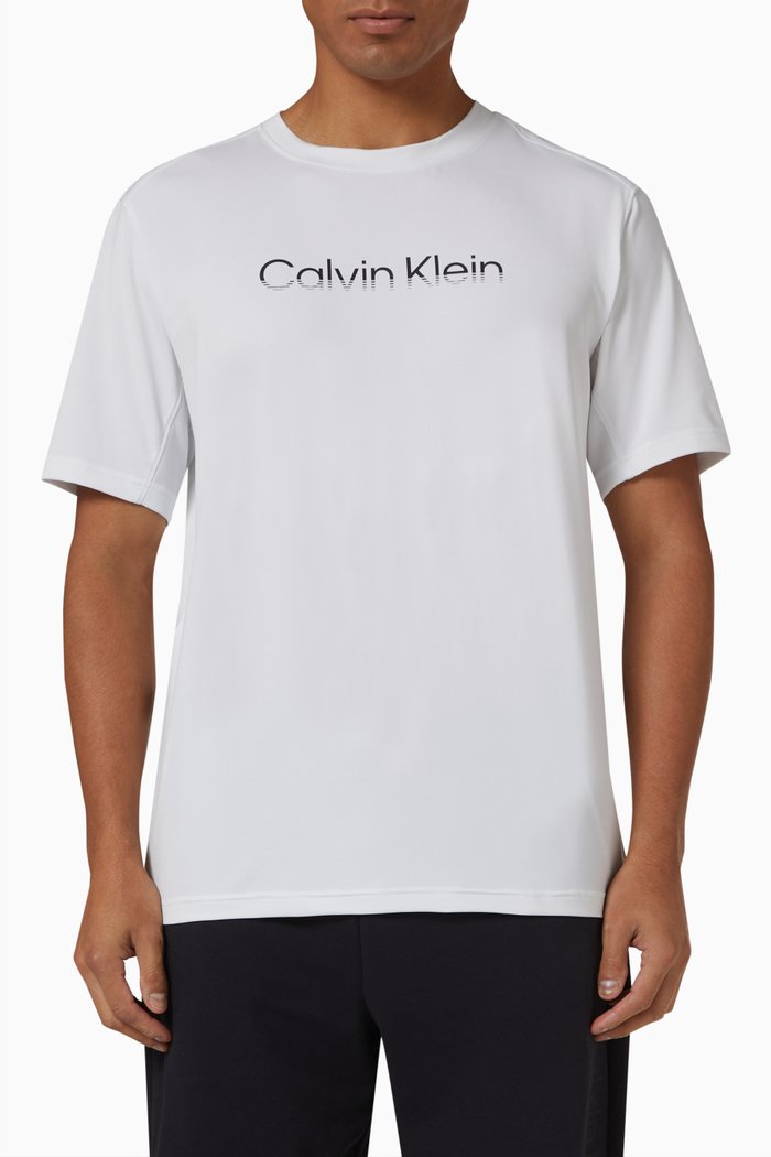 

Logo T-shirt in Nylon, White