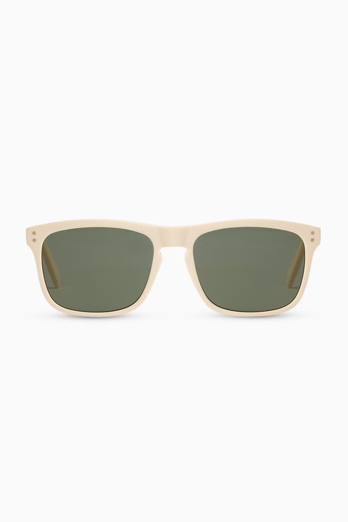 

D-frame Sunglasses in Acetate, White