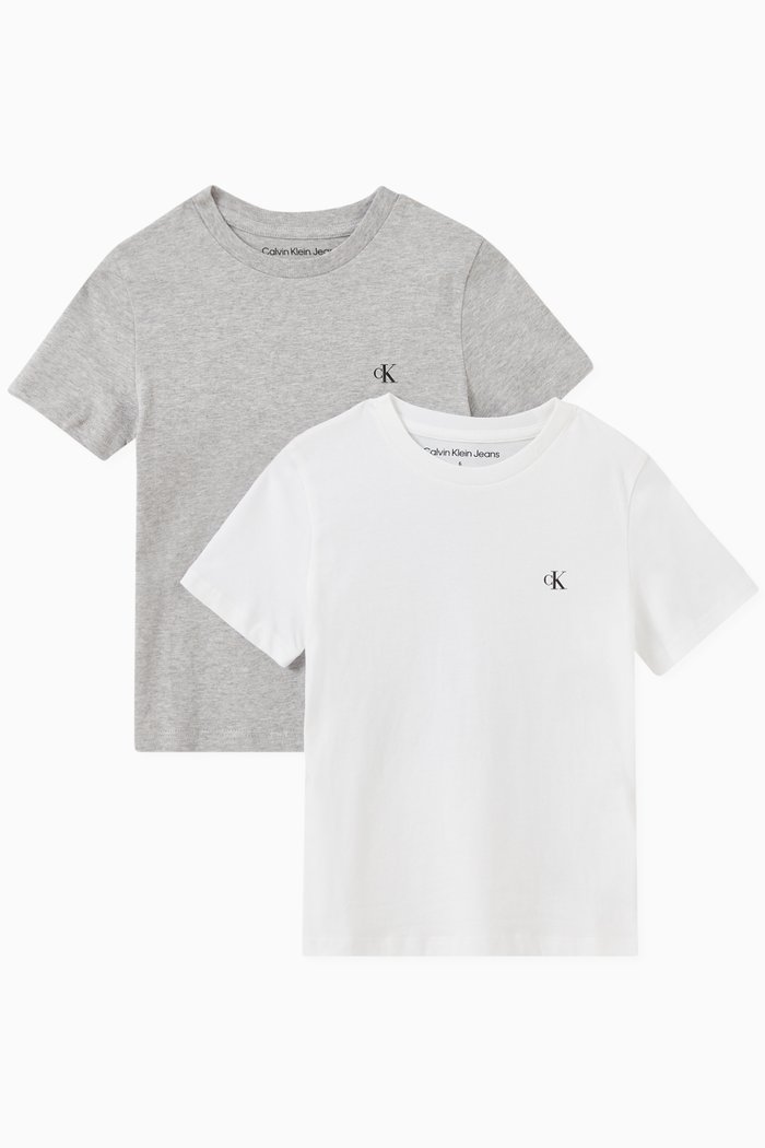 

Monogram T-Shirt, Set of 2, Grey