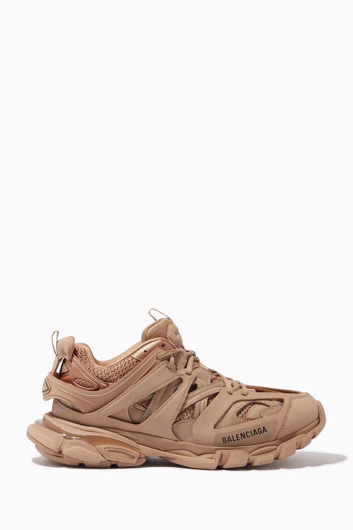 

Track Sneakers in Mesh & Nylon, Neutral