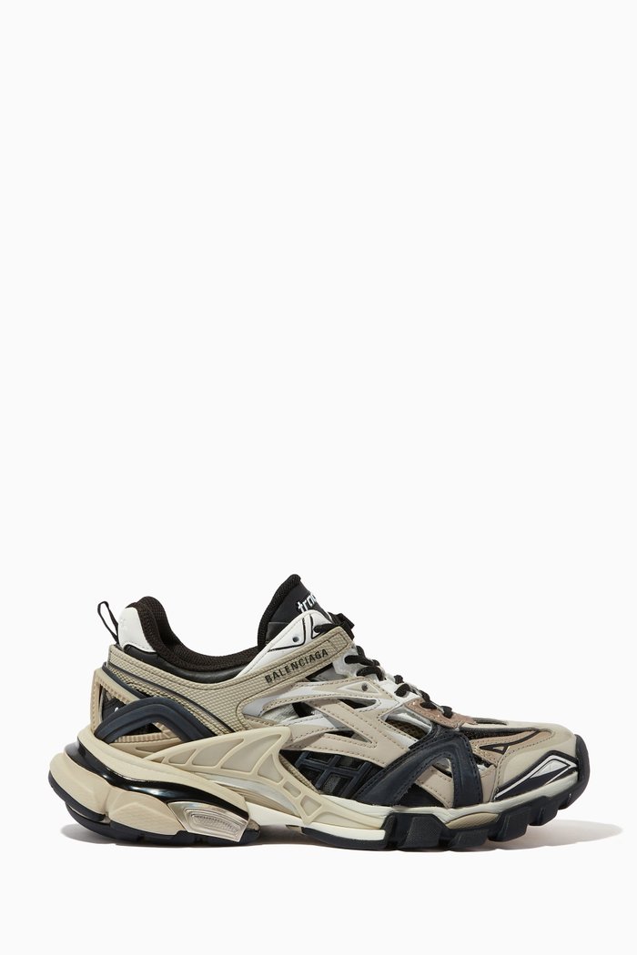 

Track.2 Sneakers in Mesh & Nylon, Neutral