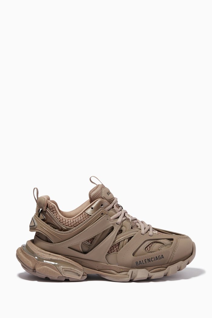 

Track Sneakers in Recycled Mesh & Nylon, Grey