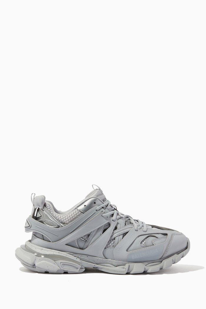 

Track Sneakers in Recycled Mesh & Nylon, Grey