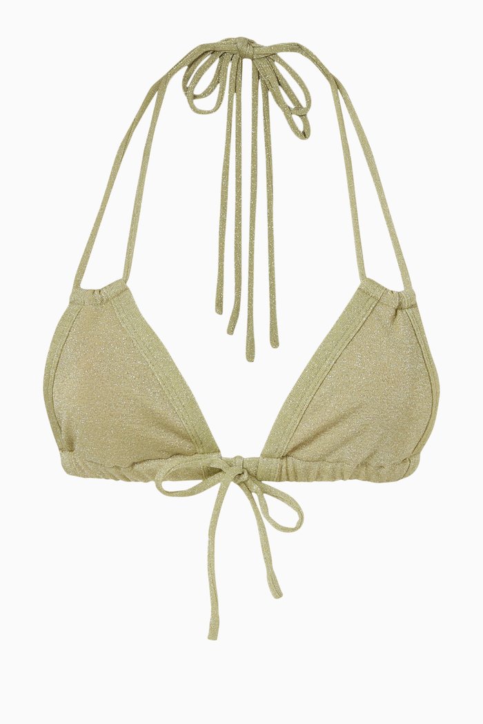 

Euro Bow Bikini Top in Lycra, Green