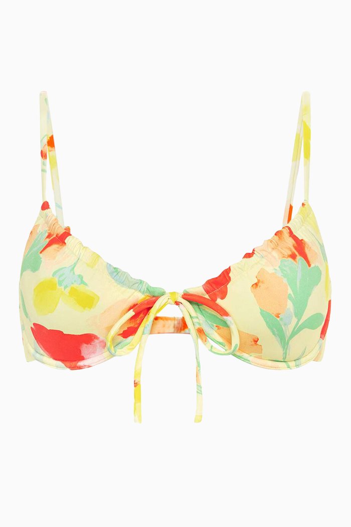 

Lucy Bikini Top in Lycra, Multicolour