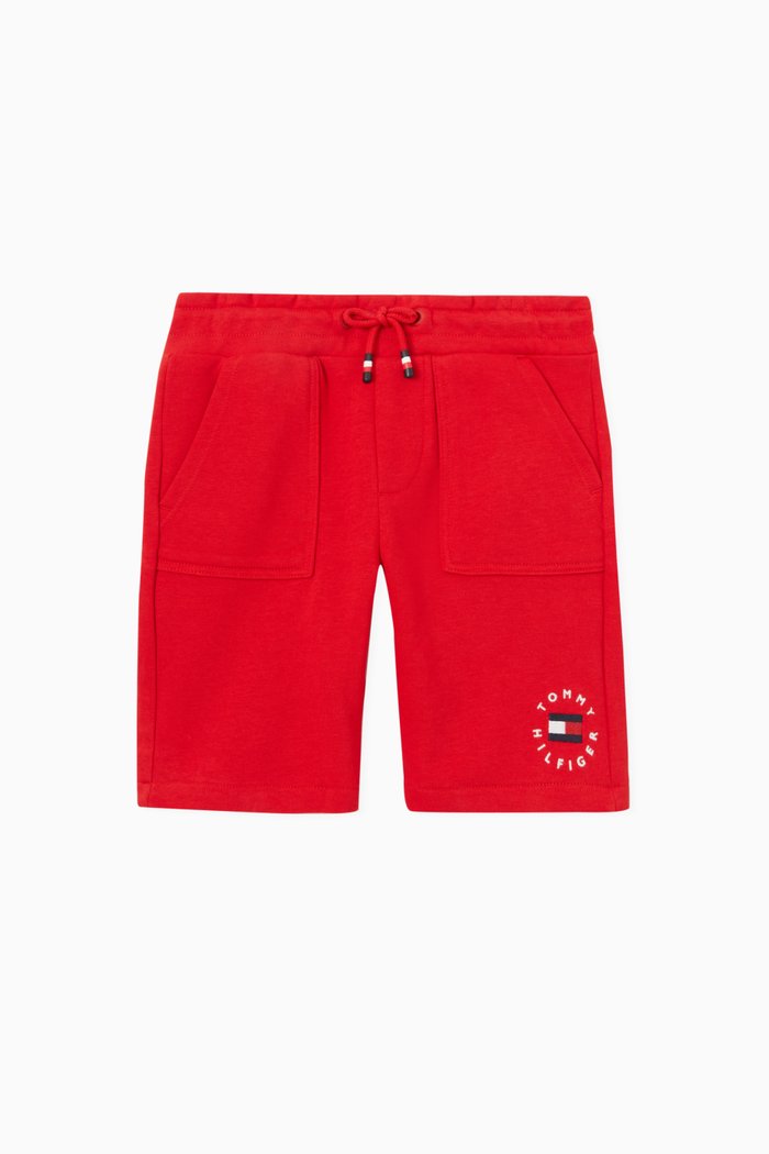 

Heritage Sweatshorts in Cotton, Red