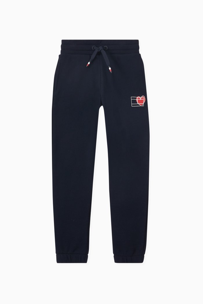 

Valentines Heart Print Joggers, Blue