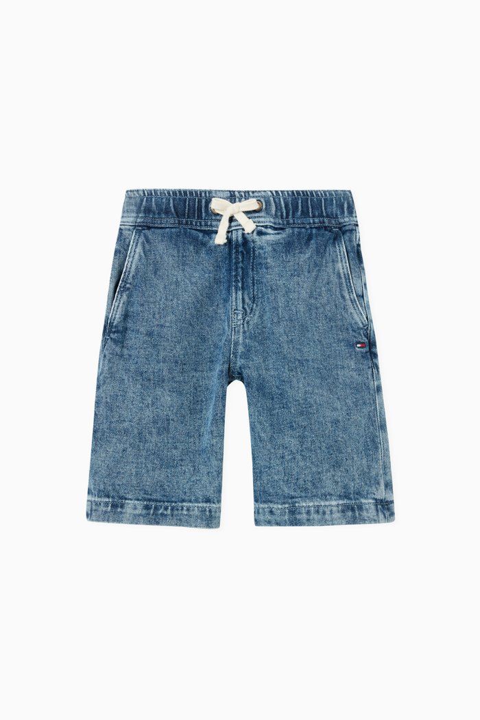 

Pull-on Shorts in Denim, Blue