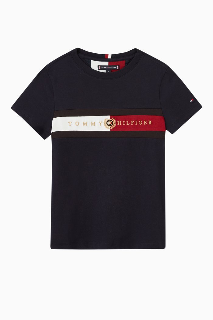 

Logo T-shirt in Organic Cotton, Blue