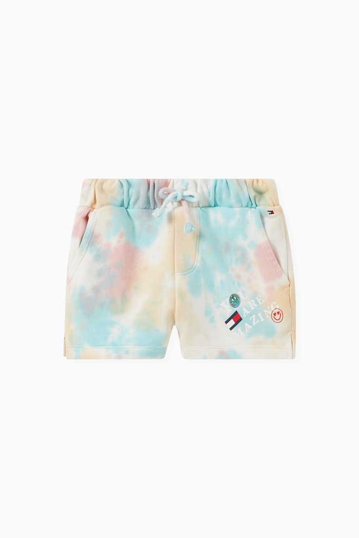 

Tie-dye Shorts in Organic Cotton Jersey, Multicolour