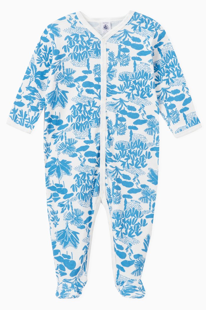 

Sleepsuit in Cotton, Blue