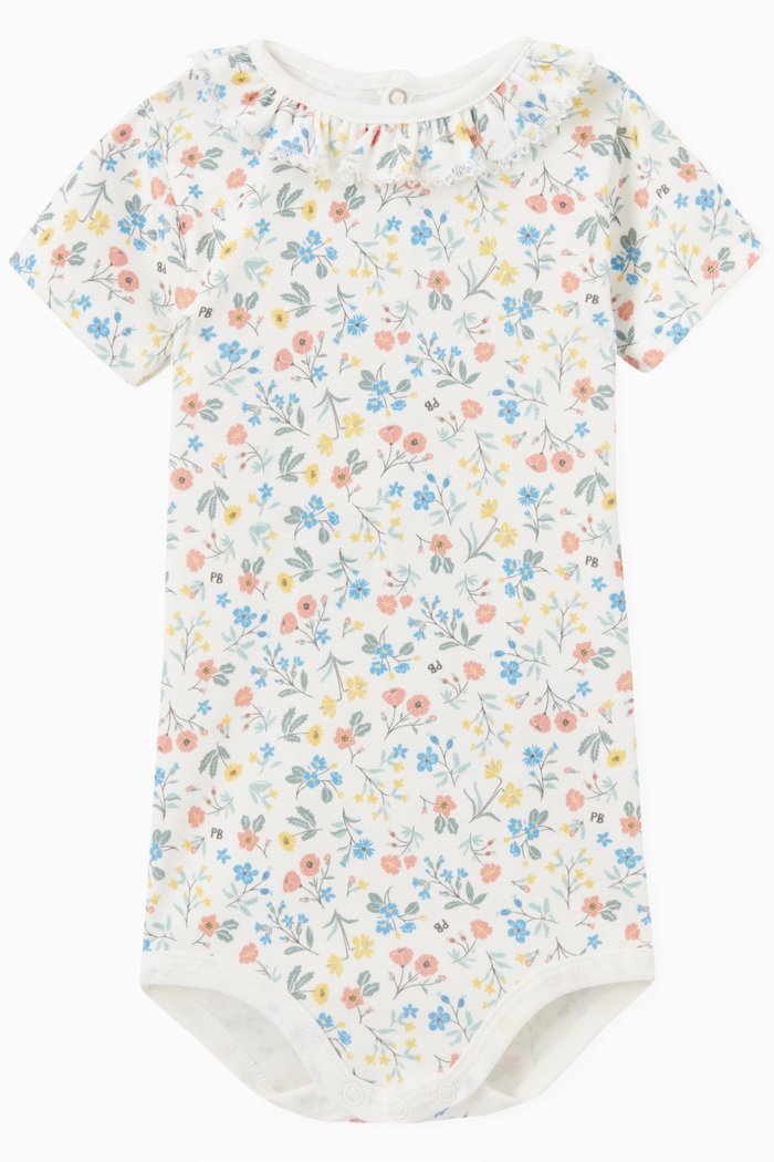 Bodysuit in Cotton, Multicolour