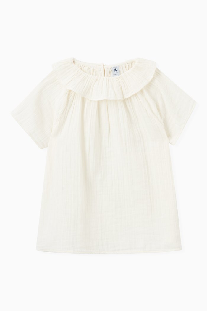 Blouse in Cotton, White