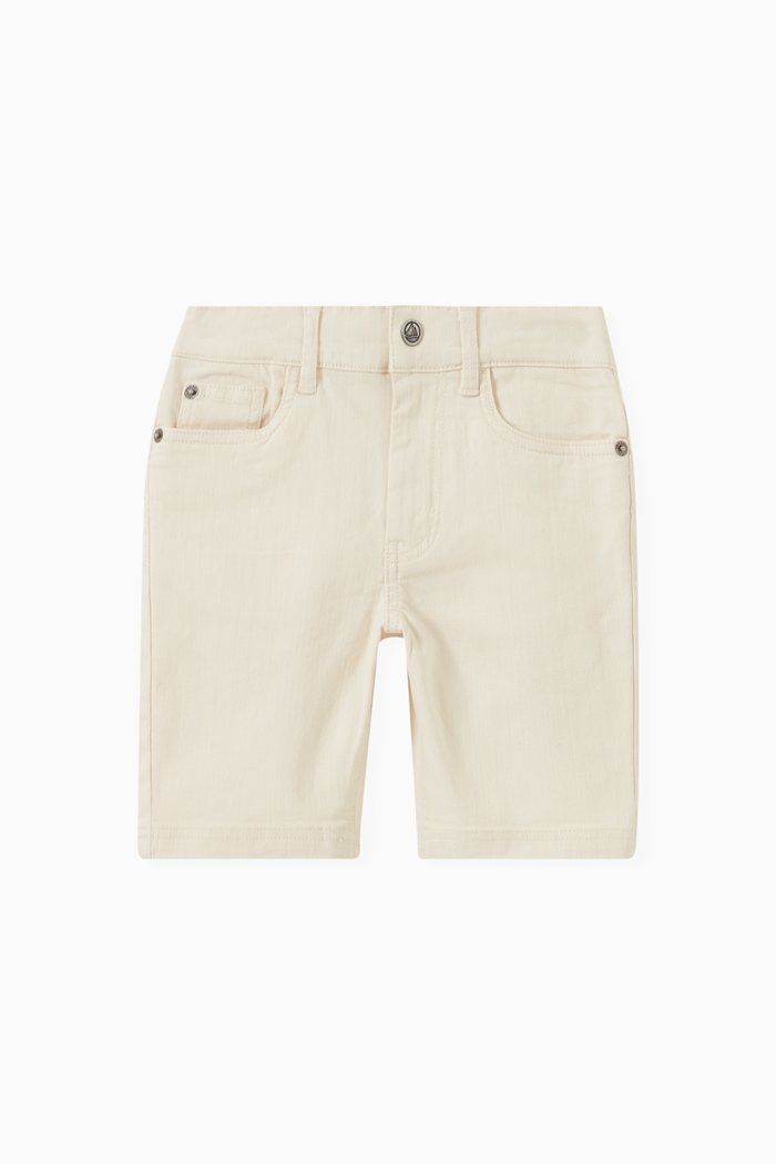 

Denim Bermuda Shorts, Neutral