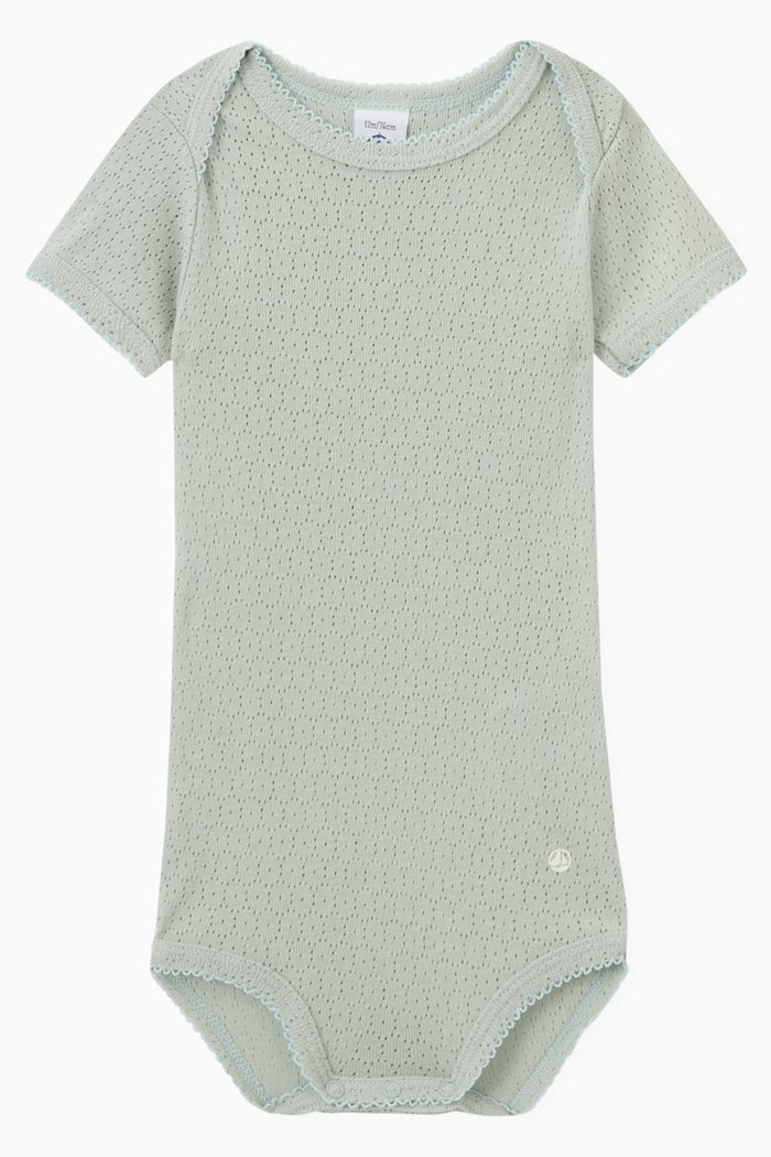 

Short Sleeve Bodysuit, Green