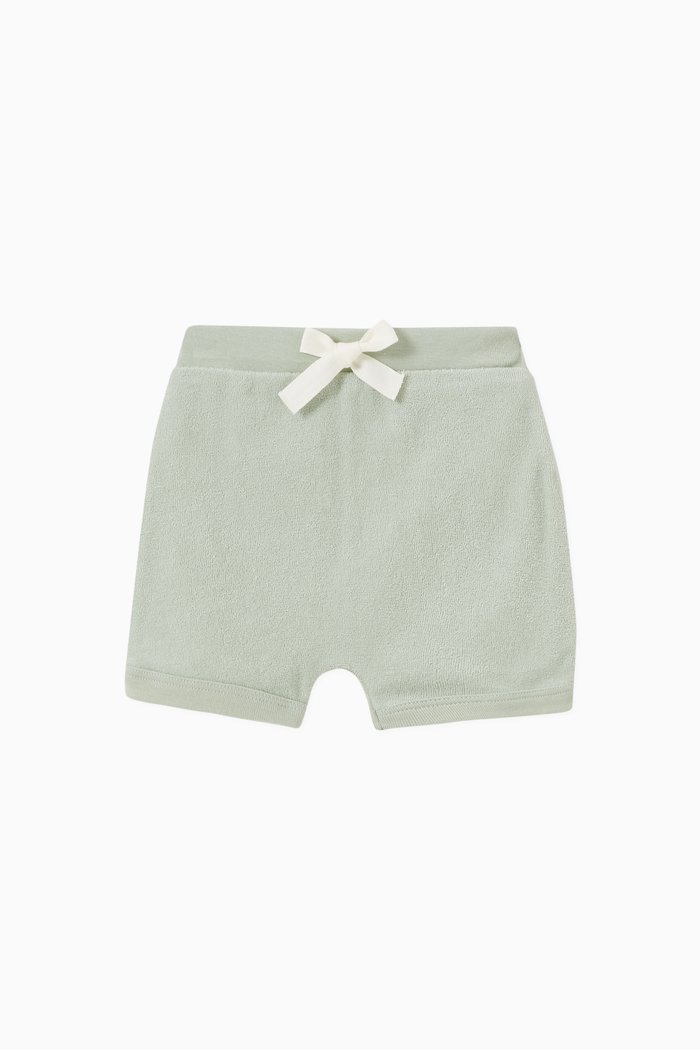 

Shorts in Terry Cotton, Green