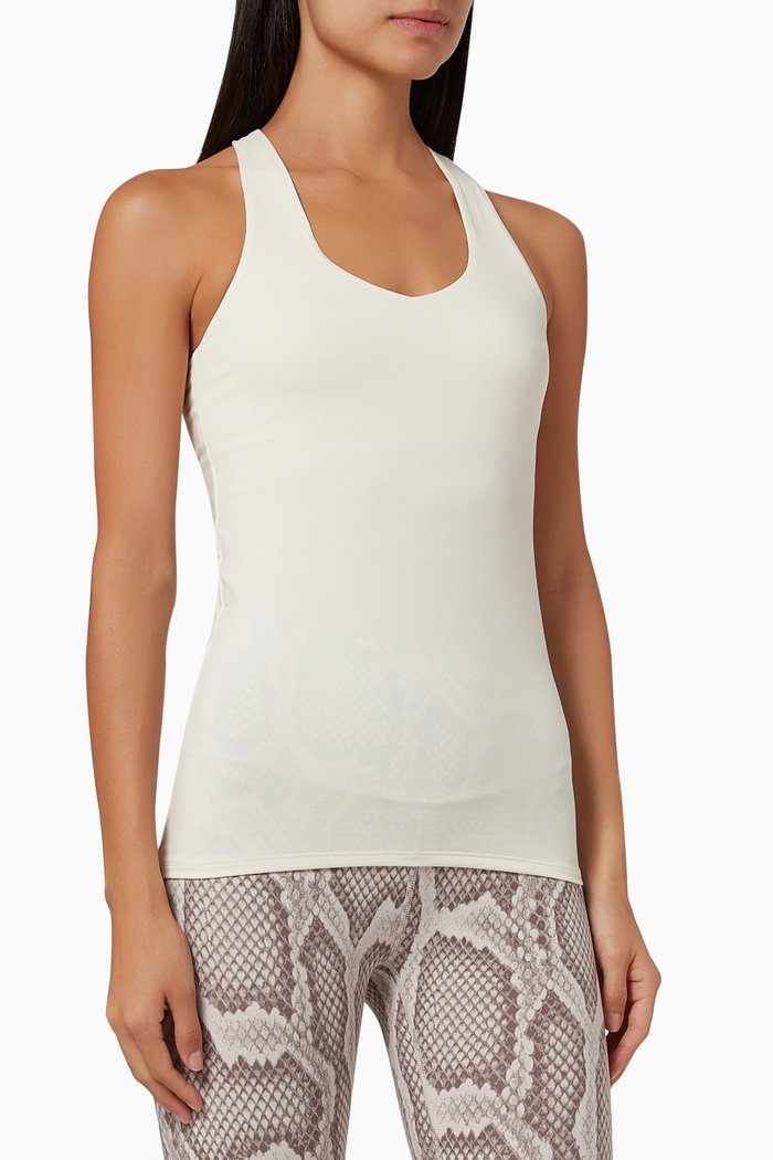 Waldon Tank in Recycled Polyester, White