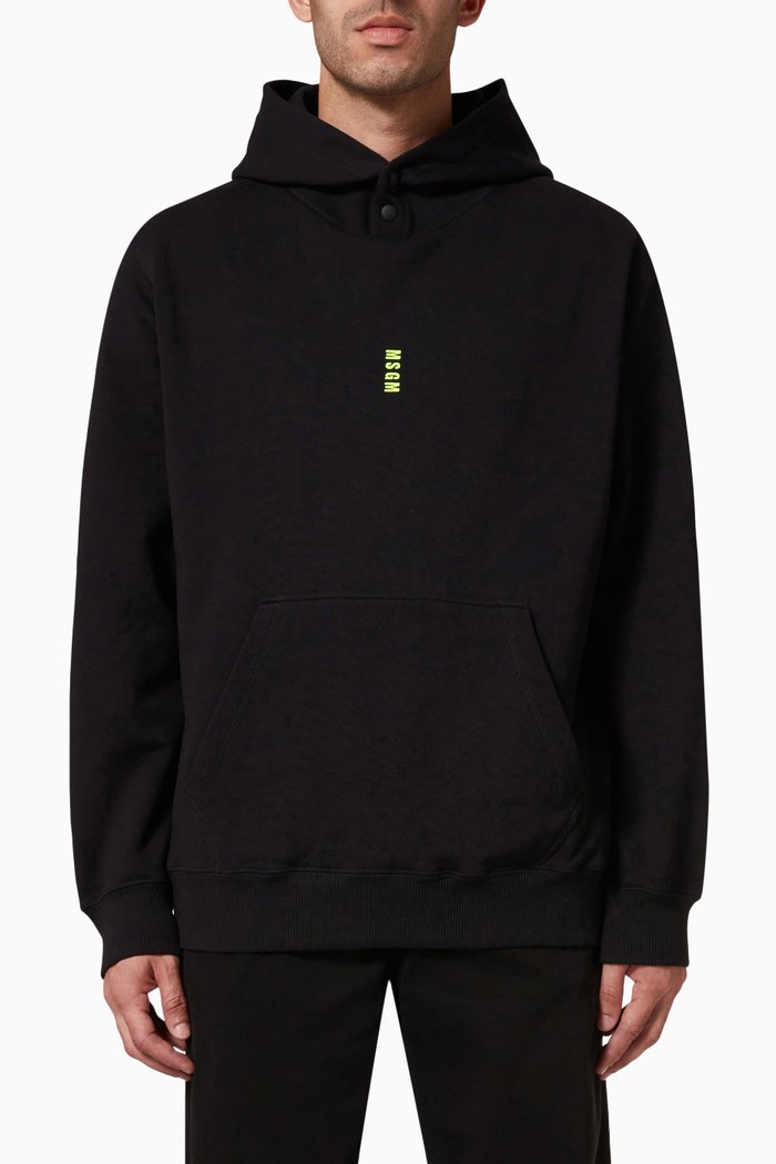 

Logo Sweatshirt in Fleece, Black