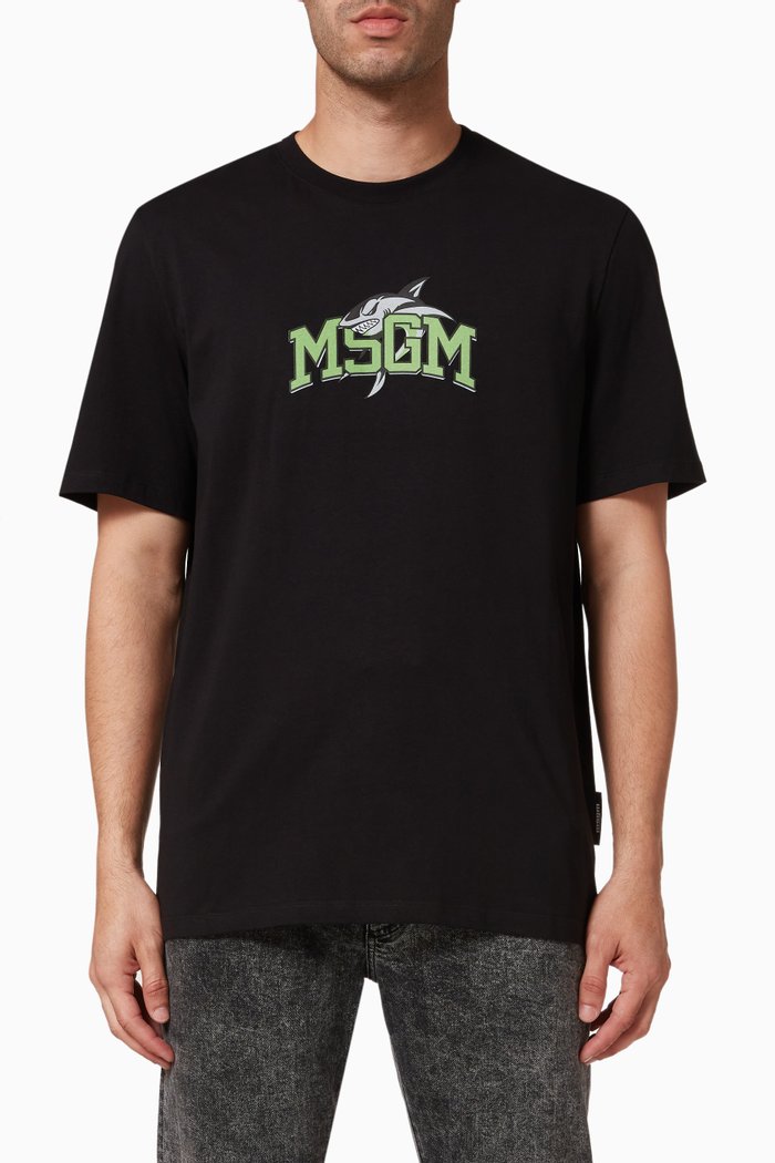 

Logo T-shirt in Cotton, Black