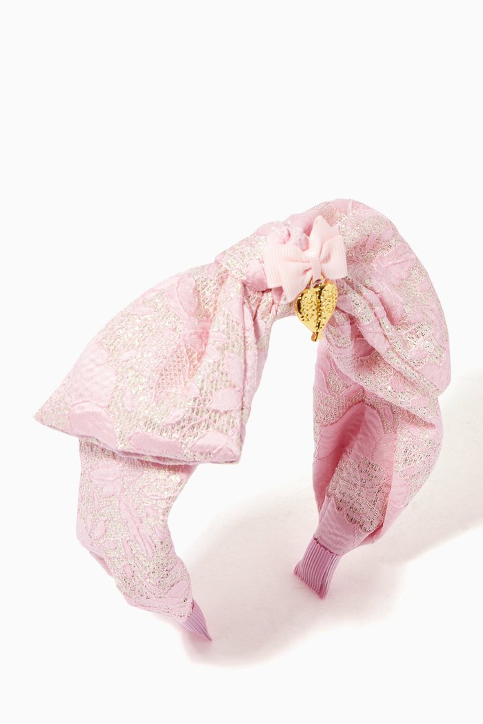

Leigh Floral Headband, Pink