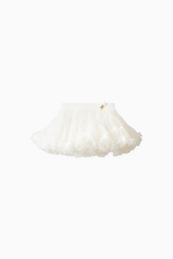 

Binky Baby Tutu Skirt in Tulle, White