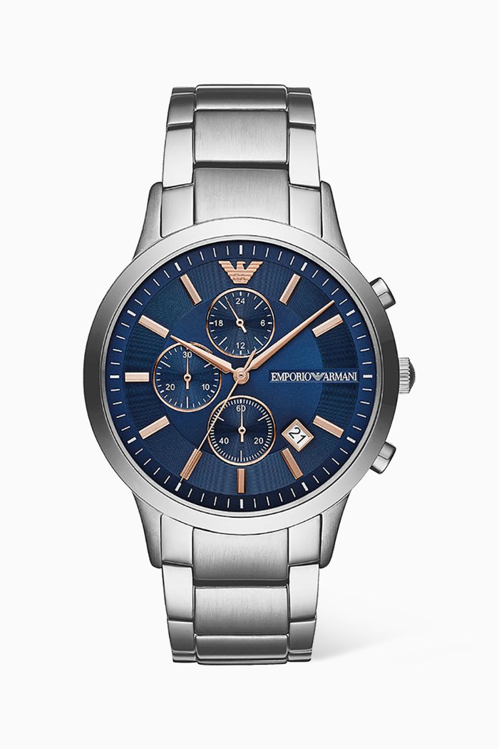 

Renato Chronograph Watch, Silver