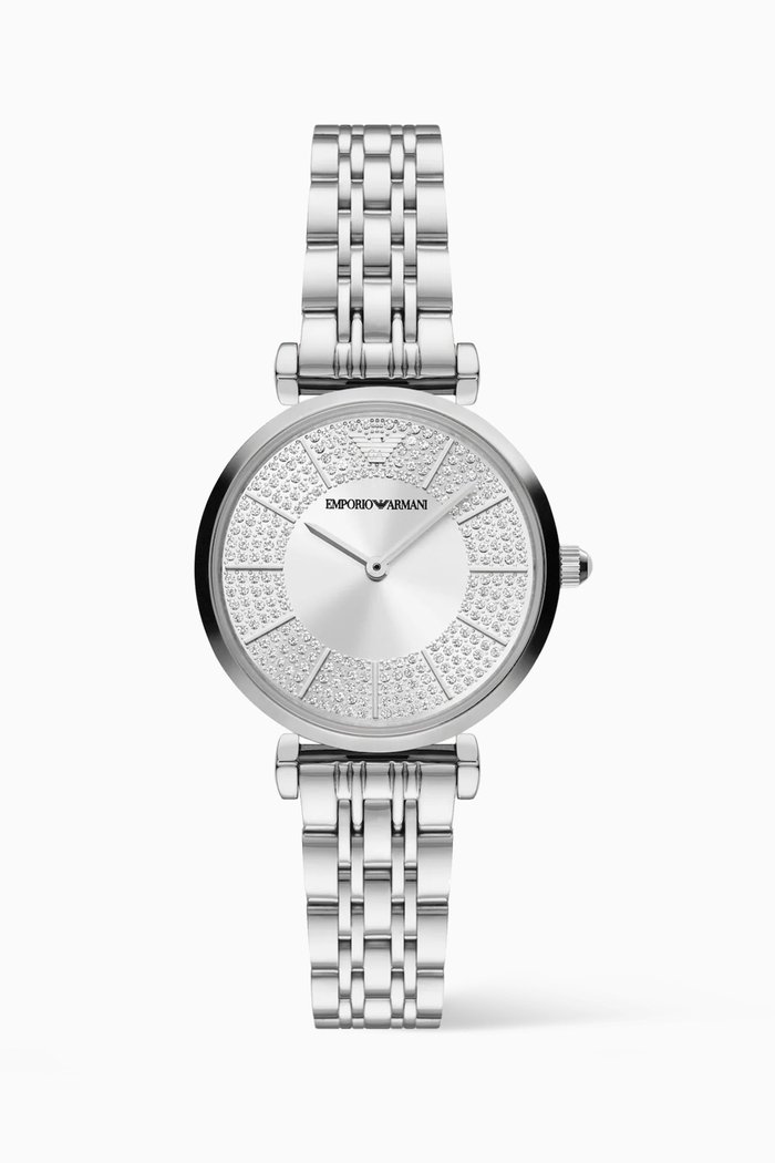 

Gianni Automatic Watch, 32mm, Silver