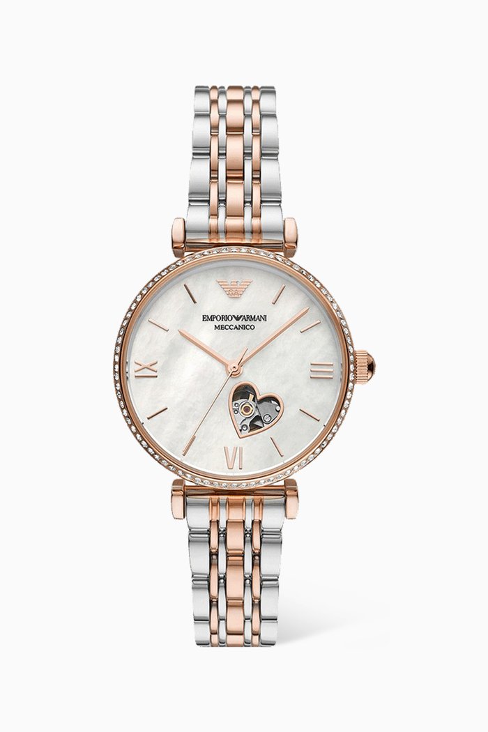 

Gianni Automatic Watch, 34mm, Silver