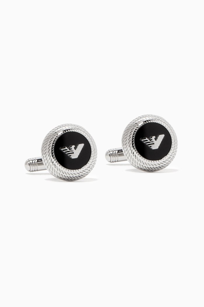 

EA Essential Cufflinks in Stainless Silver