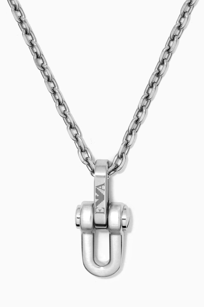 

EA Fashion Necklace in Stainless Steel, Silver