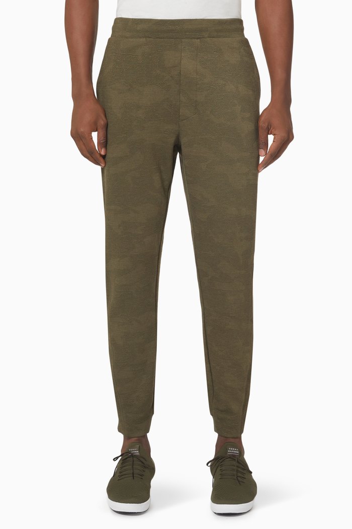 

Sport Camo Comfort Sweatpants in Recycled Polyester, Green