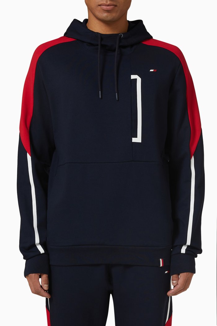 

Sport Hoodie in Viscose Blend, Blue