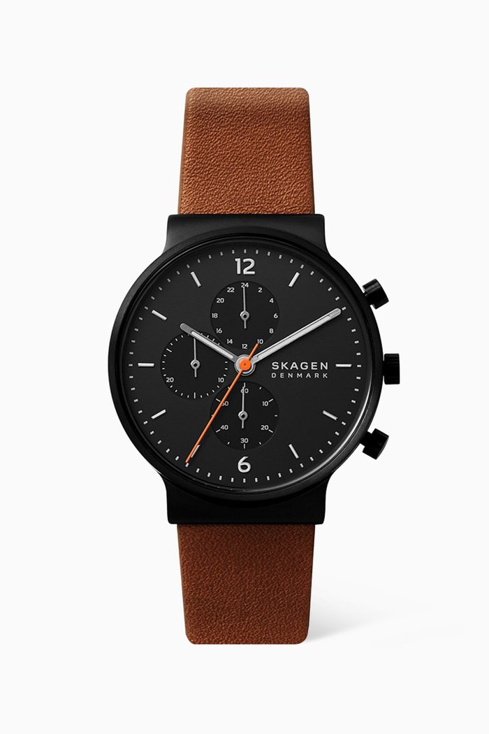 

Ancher Chronograph Watch, 40mm, Black