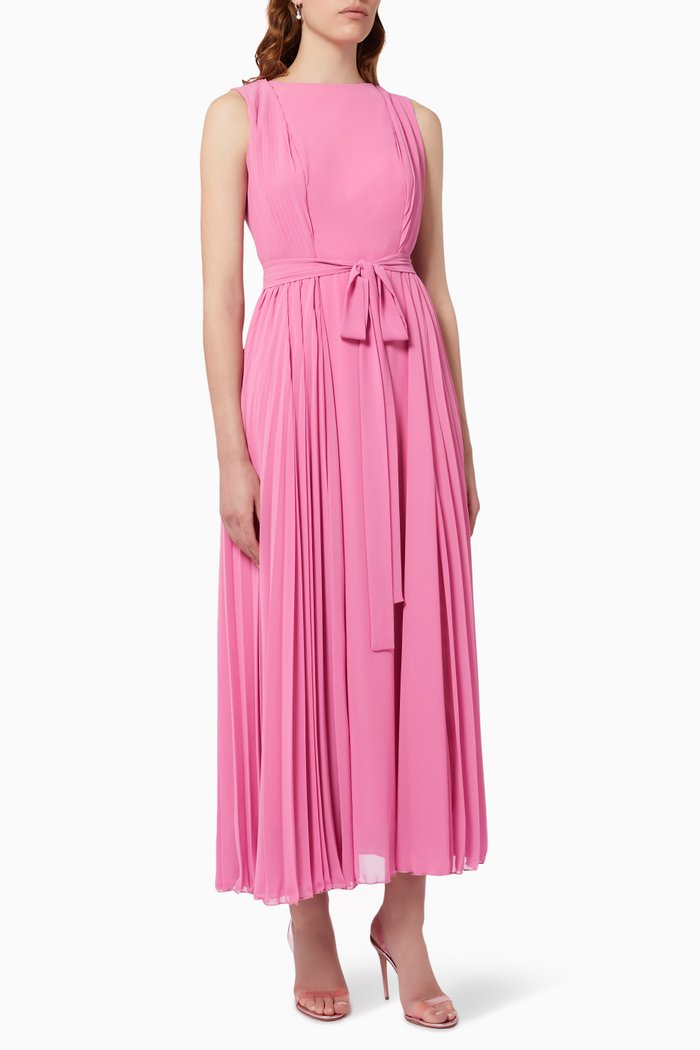 

Draped Maxi Dress, Pink