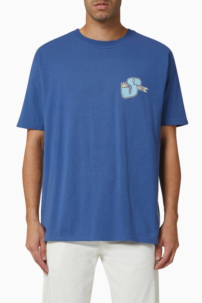 

Phat S T-shirt in Cotton Jersey, Blue