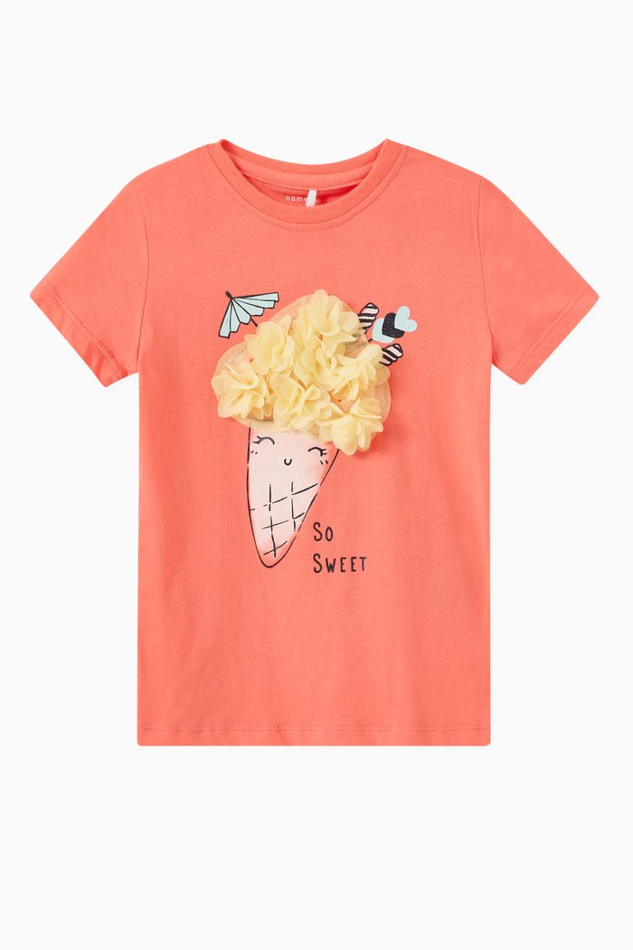 

Butterfly Print T-shirt, Neutral